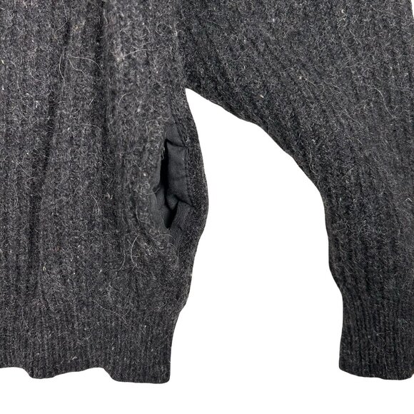 Vintage L.L. Bean Fisherman Cable Knit Sweater XL Made USA Wool Alpaca - Picture 7 of 11